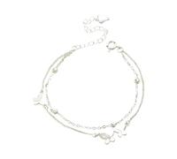 PURPLELILY Elegant Copper Chain Butterfly Star Accent Great Women Girls Birthdays Christmas Anniversaries Fashionable Teen Girl Accessories