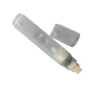 PURPLELILY Empty Pens 10mm Flat or Round Head Refillable Acrylics Empty Marker Empty Paint Pen For Artist Student Drawing Writing