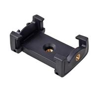 PURPLELILY Extra Wide Phone Holder Clamp With Cold Shoe For 7inch Smartphones Multiple Position Travel Friendly Clamp Anti Shake Phone Mount For Video