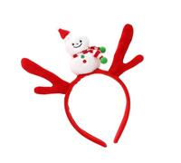 PURPLELILY Fashion Christmas Headband With Cartoon Snowman Designs Costume Accessory For Celebrating The Holiday Season Colorful Holiday Headband