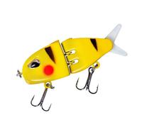 PURPLELILY Fishing Baits Muti-Section Jointed Casting Hard Lures Treble Hook Crankbait Sinking Tackle Swimming Baits Slow Sinking