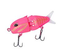PURPLELILY Fishing Baits Muti-Section Jointed Casting Hard Lures Treble Hook Crankbait Sinking Tackle Swimming Baits Slow Sinking