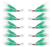 PURPLELILY Fishing Spoon Baits Lure Pendant for Treble Hook Easy Installation Lure Pendant Equipment Tackle High Attraction