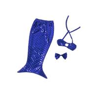 PURPLELILY Girl Dog Mermaids Skirt Fairy Apparel Beach Dress For Funny Costume Props Small Dog Outfit