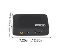 PURPLELILY HDTV To HDTV SPDIF Sound Converter 4K With 3.5mm Output Supports For Projectors Home Entertainment Loudspeaker Amplifier Digital Sound Converter