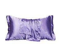 PURPLELILY Imitation Silk Pillowcase Modern Simple Solid Color Smooth Single Pillow For Case Cooling Cushion C Sofa Cushion Covers