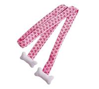 PURPLELILY Japanese Heart Pattern Scarf For Adult Unisex 2000s Long Thin Spring Autumn Skinny Daily Use Neck Wear Fashion Neck Scarf