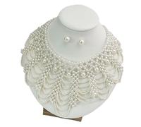 PURPLELILY Lightweight Ethnic Inspired Pearls Layer Necklace Adjustable Length For Versatile Styling And Daily Comfort Everyday Formal Pearls Jewelry