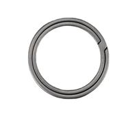 PURPLELILY Lightweight Keychain Buckle Titanium Alloy Split Jump Rings Portable Carabiner Keychains Rings Stylish Key Accessory