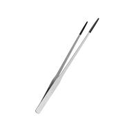 PURPLELILY Long Clamp Reptiles Feeding Tool With Black Coated Head Ideal For Home And Pet Shops Environment Stainless Steel Tweezers Feeding Tool