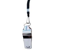 PURPLELILY Loud Crisps Sound Whistles Great For Coaches Referees And Officials Stainless Steels Sports Whistles With Long Lanyard