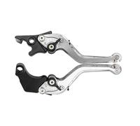 PURPLELILY Motorcycle Brake Lever LED Signals Light Hydraulic Clutches Adjustable Aluminum for Most Scooter Moped
