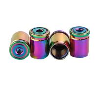 PURPLELILY Multipurpose Heavy Duty Valves Stem Caps Vehicle Tire Stem Covers Set 4Pcs For Motorbike Car Trucks Bicycles Car Accessories