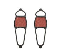 PURPLELILY Outdoor Double Side Thick Sand Snow Boots Shoes Copper Crampons Ice Grips Ice Cleats Copper Crampons