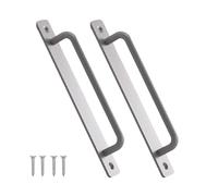 PURPLELILY Pack of 2 Practical Sliding Door Handles Hole Center Aluminum Alloy with Mounting Screws for Indoor Outdoor Use Garage Door Handle