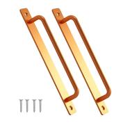 PURPLELILY Pack of 2 Practical Sliding Door Handles Hole Center Aluminum Alloy with Mounting Screws for Indoor Outdoor Use Garage Door Handle