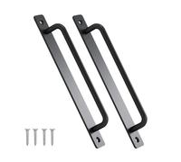 PURPLELILY Pack of 2 Practical Sliding Door Handles Hole Center Aluminum Alloy with Mounting Screws for Indoor Outdoor Use Garage Door Handle
