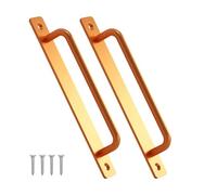 PURPLELILY Pack of 2 Practical Sliding Door Handles Hole Center Aluminum Alloy with Mounting Screws for Indoor Outdoor Use Garage Door Handle