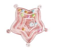 PURPLELILY Parrots Chewing Toy With Rotatable Interactively Parrots Exercise Wheel Toy For Promote Chewing Habits Bird Enrichment Supply