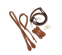 PURPLELILY Rattan Weaving Bag Essential Tools Tool Handmade PU Adjustable Strap Accessories For Beginner And Craft Lover Wicker Bag Essential Tools Pack