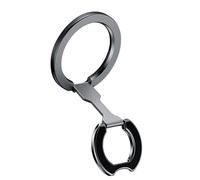 PURPLELILY Rotating Phone Stand With Foldable Double Rings Holder And Antislip Base For Tabletop Use Phone Holder