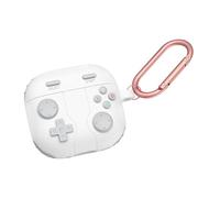 PURPLELILY Shockproof Silicone Case For Earbud Shell Encasement With Classical Gaming Aesthetics And Carrying Hook Skin