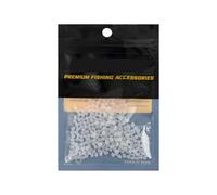 PURPLELILY Silicone Baits Keeper Fishing Hook Lures Stopper Bead Quick Installation Retainer Beads Fishing Tackle Accessorie Hook Holder for Soft Baits