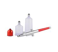 PURPLELILY Single Action Airbrush Compressor Kit Airbrush Spray Guns for Nail Airbrush Model Cake Car Fish Shoes Painting Tools