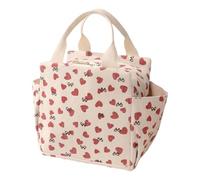 PURPLELILY Spacious Lunch Bag for Adults Reusable Insulated Cooling with Double Zipper Side Pockets Work Picnics Essential Spacious Lunch for Family Meals