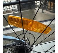 PURPLELILY Spoke Reflectors Antislip Design Enhances Road Day & Night Visibility No Tools Needed Reflective Strips
