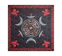 PURPLELILY Square Tablecloth Tarot Altars Cloth Game Mat Astrological Oracles Pad Table Covers Card Mat Divinations Table Divination