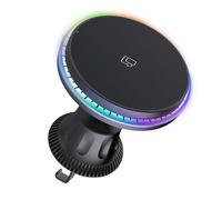 PURPLELILY Stand With Light Car Phone Holder For 16 15 14 Air Vent Cadle 360 Degree Rotating Aluminum Alloy Car Vent