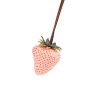 PURPLELILY Strawberry Keychain For Women Aesthetic Purse Bag Pendant Charm Car Keyring Backpack Decor Valentines Bag Pendant Charm