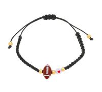 PURPLELILY Sturdy Bead Braided Wristband Accessory for Soccer Enthusiasts Blending Sporty Vibes with Modern Fashion Stylish Football