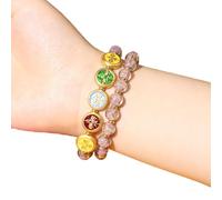 PURPLELILY Stylish Glass with Night Glows Accent Decoration for Individuals Look to Fortunes and Stands Out Daily Use Wealth Attraction Jewelry