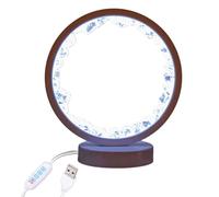 PURPLELILY USB Power Healings Stone LED Night Light With Solid Base For Bedroom Ambiances For Bedroom Living Room Healings Stone
