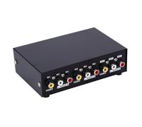 PURPLELILY User Friendly 4Port a V Selectors Switcher a Switching Box for Switching Between Various Media Sources a Selectors
