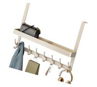 PURPLELILY Wall Mount Clothes Hooks Drilless Sturdy Carbon Steel Aluminum Alloy Nonslip Design for Home Dormitory Wall Drilless Door Hooks