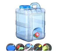 PURPLELILY Water Container Large-caliber Camping Portable Bucket With Tap Tanks For Outdoor Picnics Homes Car Storage Tanks