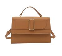 PURPLELILY Women Metal Decorated Shoulder Bag Commuters Crossbody Top Handle Small Square PU Leather Handbag Pu Leather Handbag For Woman Commuters Shoulder Metal Decorated Crossbody