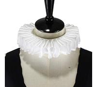 PURPLELILY Women Ribbon Ruffled Fake Collar Victorian Neck Ruff Choker Die Cuts For Card Making On Big Shot