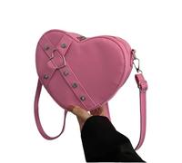 PURPLELILY Women Shoulder Bag Heart Shaped Messengers Handbag Shopping Fashion Crossbody Everyday For Daily Women Fashion Shoulder Everyday Heart Shaped Crossbody Phone