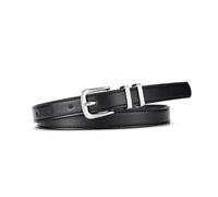 PURPLELILY Womens Leathers Belts For Jeans Dresses Fashion Silver Buckle Ladies Belt Jeans Thin Belt Students Waistband Womens Jeans Belt Western