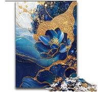 Purples And Teals Floral Art JigsawPuzzle 2000 Pieces for Teenagers, Suitable for Ages 14 And Up Improve Memory Gifts Ideas (70x100cm)