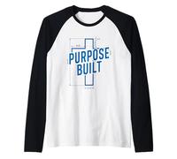 Purpose Built - Cross of Jesus Raglan Baseball Tee