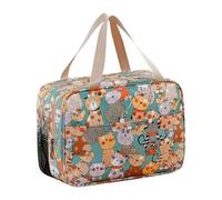 Purpose Cosmetic Storage Solution Double Layer Water Resistant Design Quick Dry Fabric Companion Tear Resistant Waterproof Toiletry