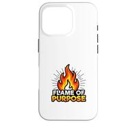 Purpose Driven Motivation Fire Energy Mindset Design Case for iPhone 16 Pro