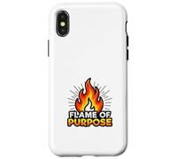 Purpose Driven Motivation Fire Energy Mindset Design Case for iPhone X/XS