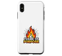 Purpose Driven Motivation Fire Energy Mindset Design Case for iPhone XS Max