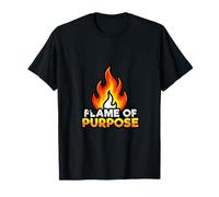 Purpose Driven Motivation Fire Energy Mindset Design T-Shirt